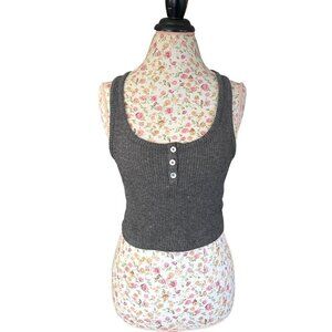 Urban outfitters Out from under gray crop top basic size medium